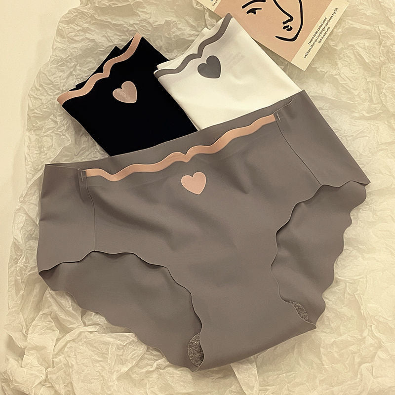 Cutie Girl Ice Silk Seamless Comfy Underwear