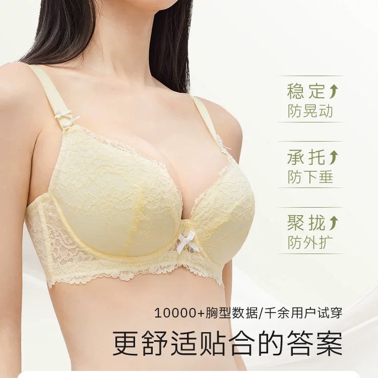 Bow Lace Strapless Lift Bra | Ultra-Thin Seamless Support