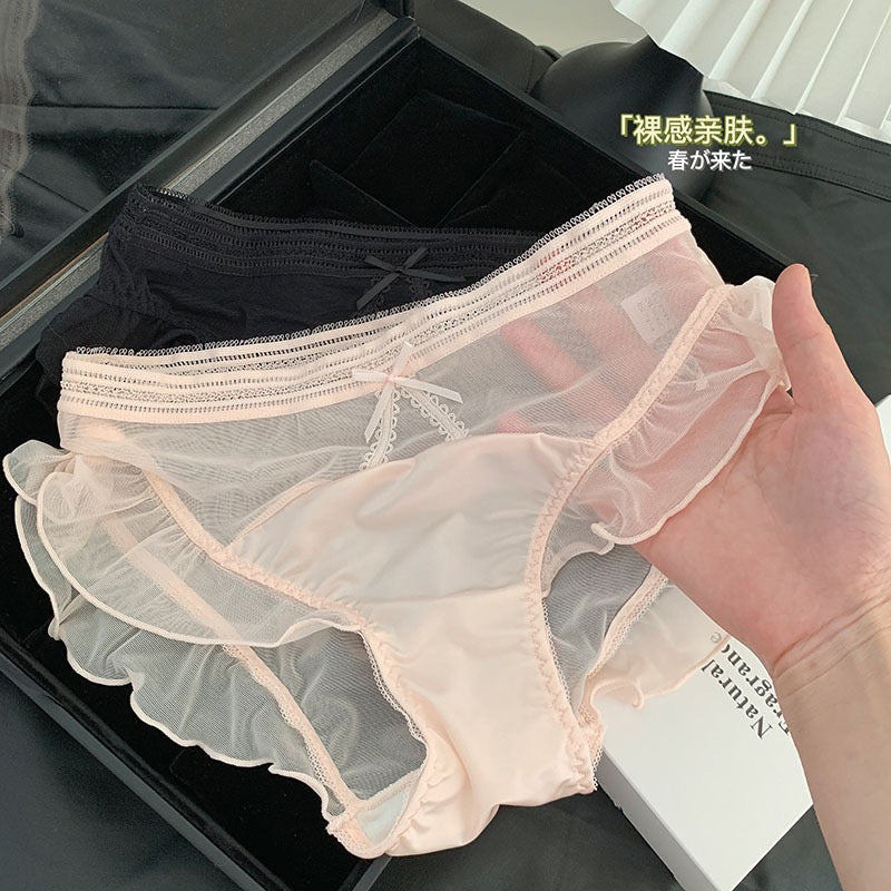 透视花朵性感凉爽内裤