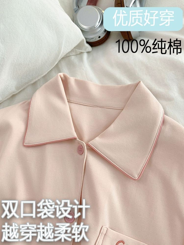 可爱小狗情侣家居服｜优质棉夏季短袖睡衣套装