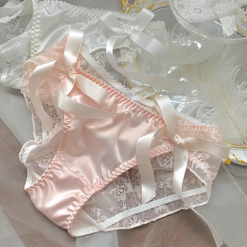 See Through French Style Bowknot Panties