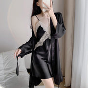 Lace Ice Silk Camisole Nightgown