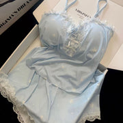 Light Blue Modal Cotton Pajama Set