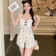 Cutie Beige Modal Cotton Pajama Set