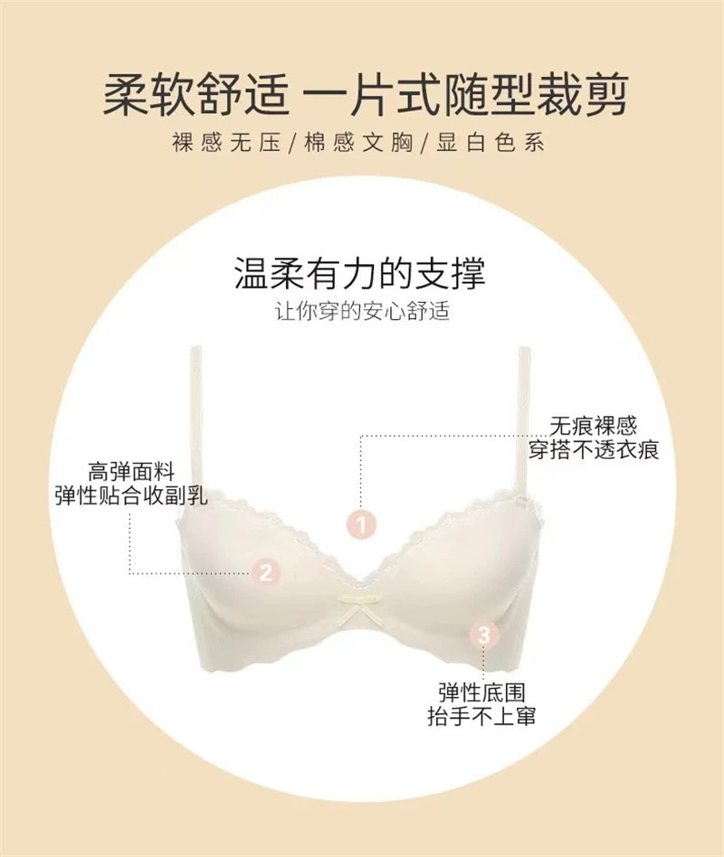 Ultra Push-Up 3D Shaping Wireless Comfort Bra Set