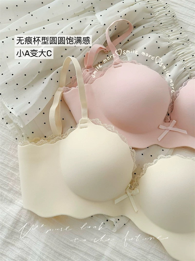 Ultra Push-Up 3D Shaping Wireless Comfort Bra Set