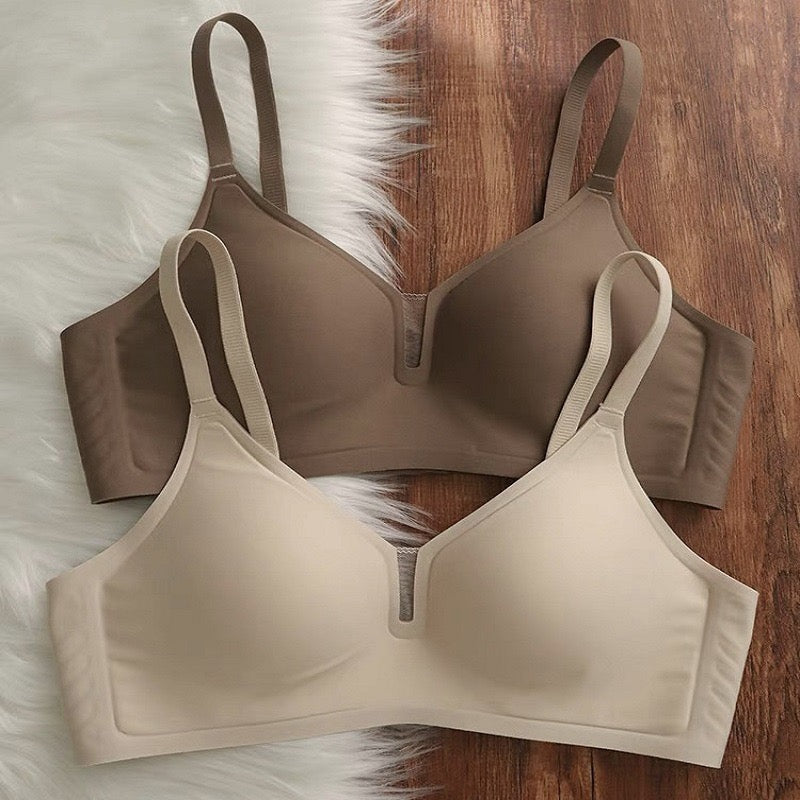 Wireless Thin Push-Up Side Support Bra