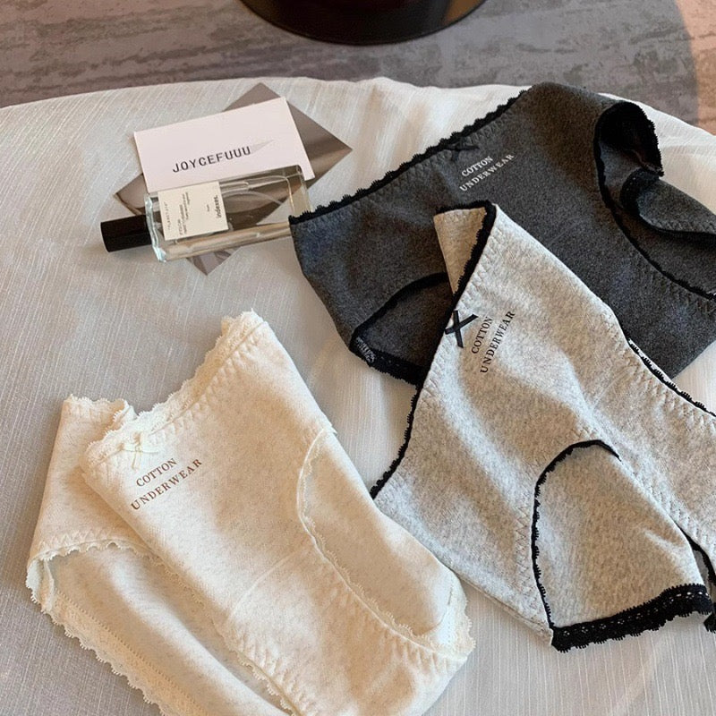 Antibacterial Pure Cotton Mid-Rise Breathable Panties
