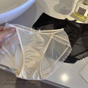 Cutie Pie See Through Mesh Satin Underwear