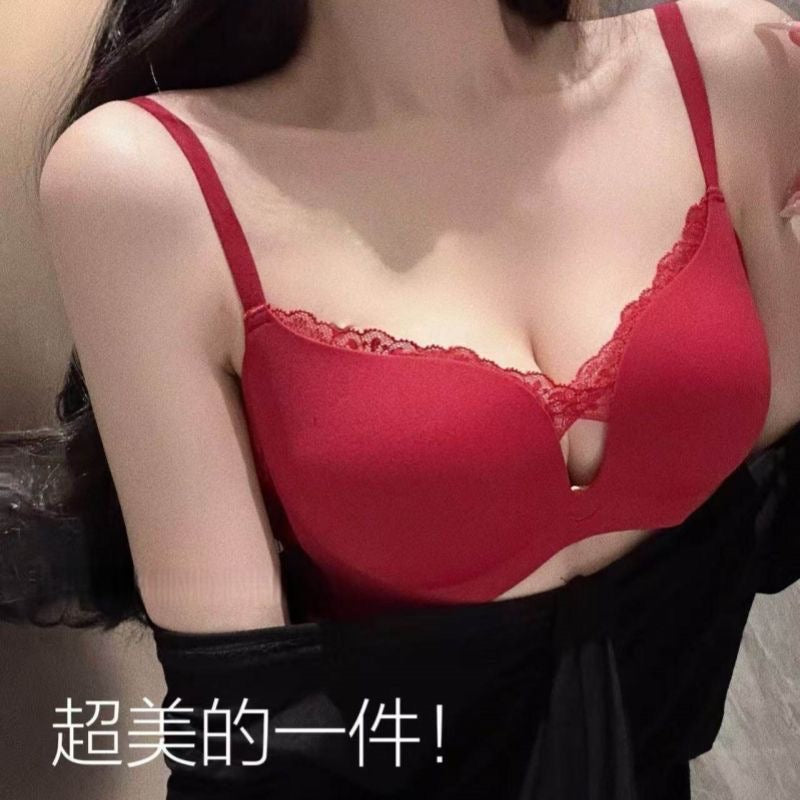 Wireless Push Up Bra for Women | Deep V Cleavage Enhancing Bra