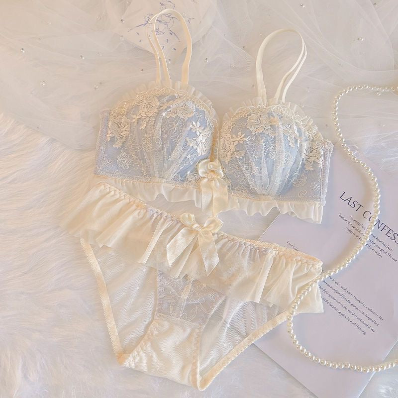 Bridal French Luxury Lace Bra Set