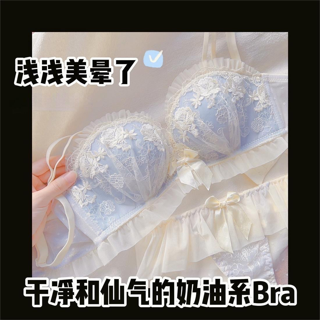 Bridal French Luxury Lace Bra Set