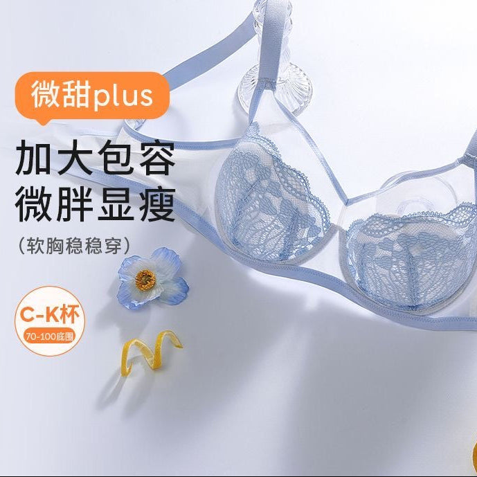 Full Coverage Lightweight Lace Bra for Large Bust | Better Support