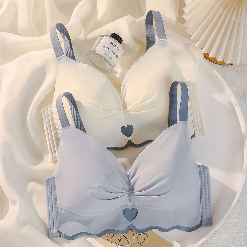 0.2cm Ultra-Thin Wireless Bra with Fixed Cups