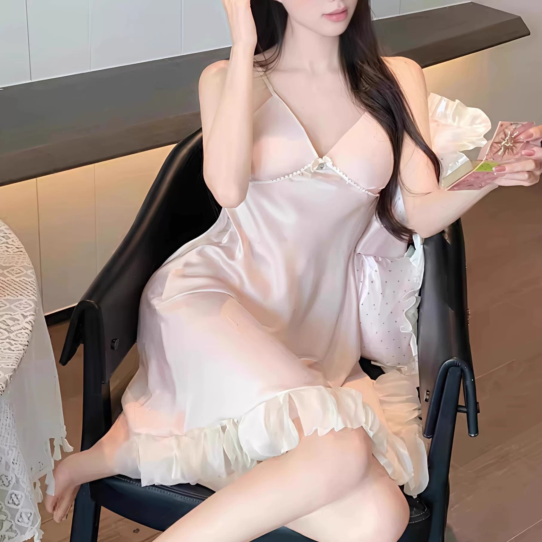 Satin Soft Luxe Skin-Friendly Nightdress