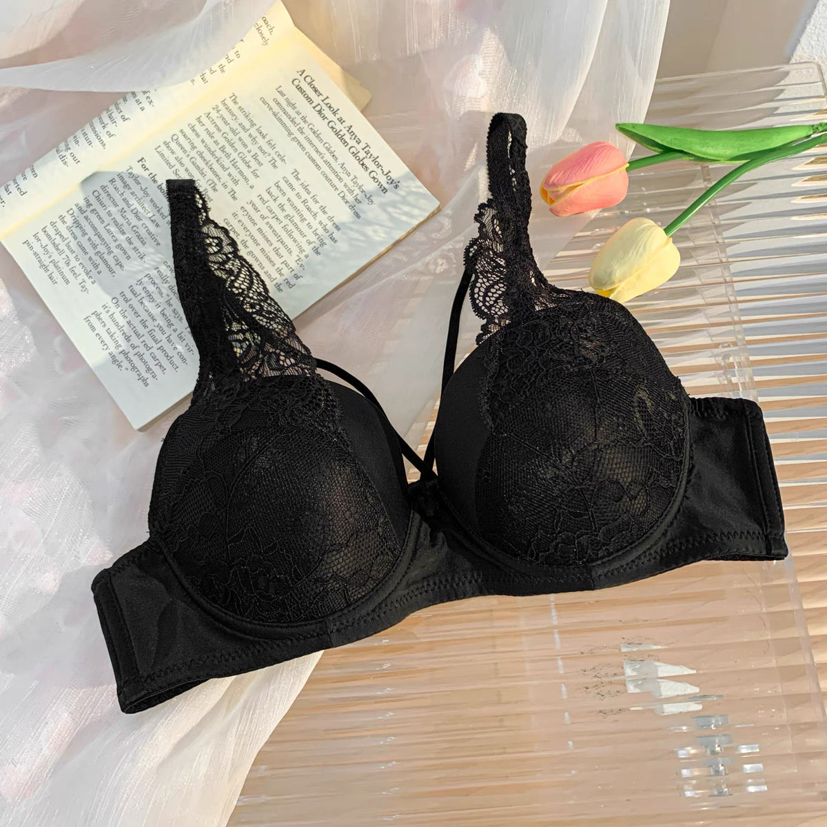 Luxe Lace Push-Up Full Support Lace Bra