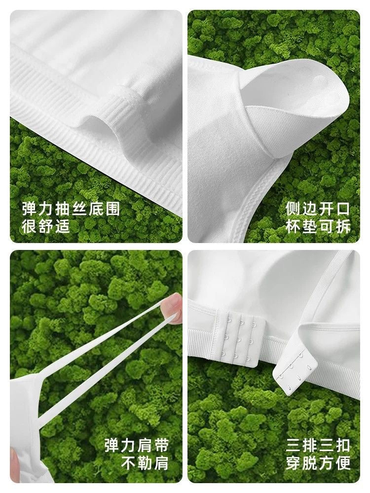 TravelEase™ Disposable Wireless Bra | No-Wash Single-Use Comfort Bra