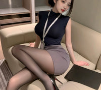 Sexy OL Secretary Lingerie Costume