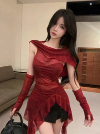 猩红女巫诱惑上衣