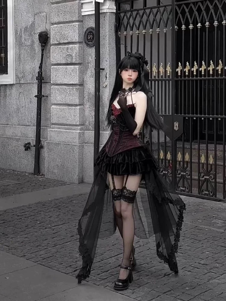 Devil’s Desire Corset Set (3 in 1)