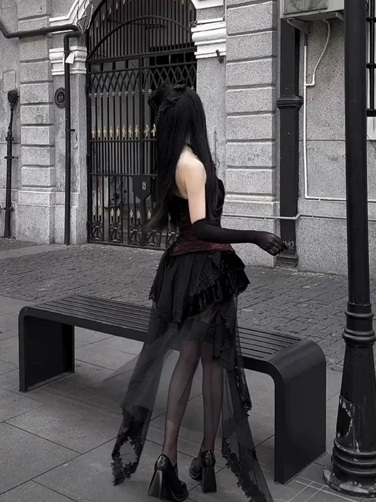 Devil’s Desire Corset Set (3 in 1)