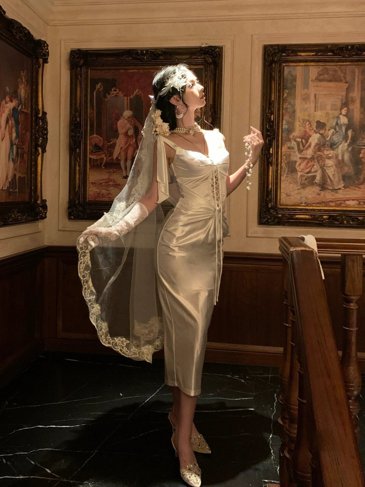 Opulent Whisper Lace Chemise