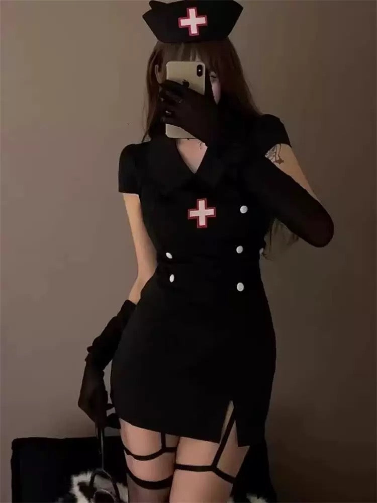 Red Cross Desire Costume