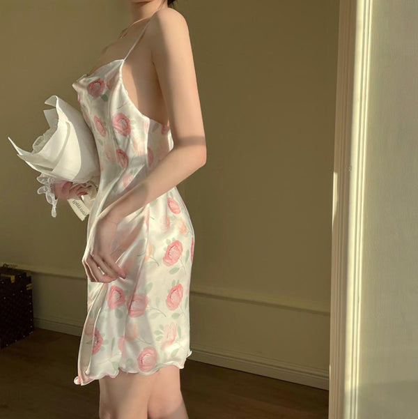 Silk Petal Slumber Luxe Comfy Nightgown