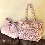 DISPLAY ONLY - Large-Capacity Leopard Print Tote Bag