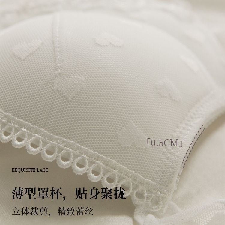小胸显大高质量软蕾丝胸衣套装