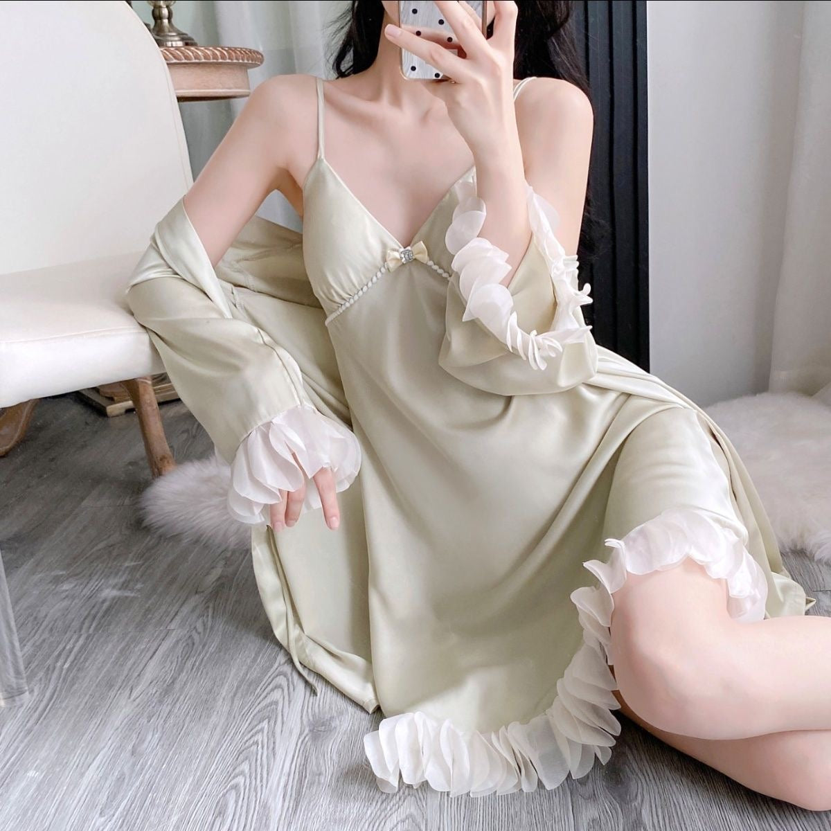 Satin Soft Luxe Skin-Friendly Nightdress