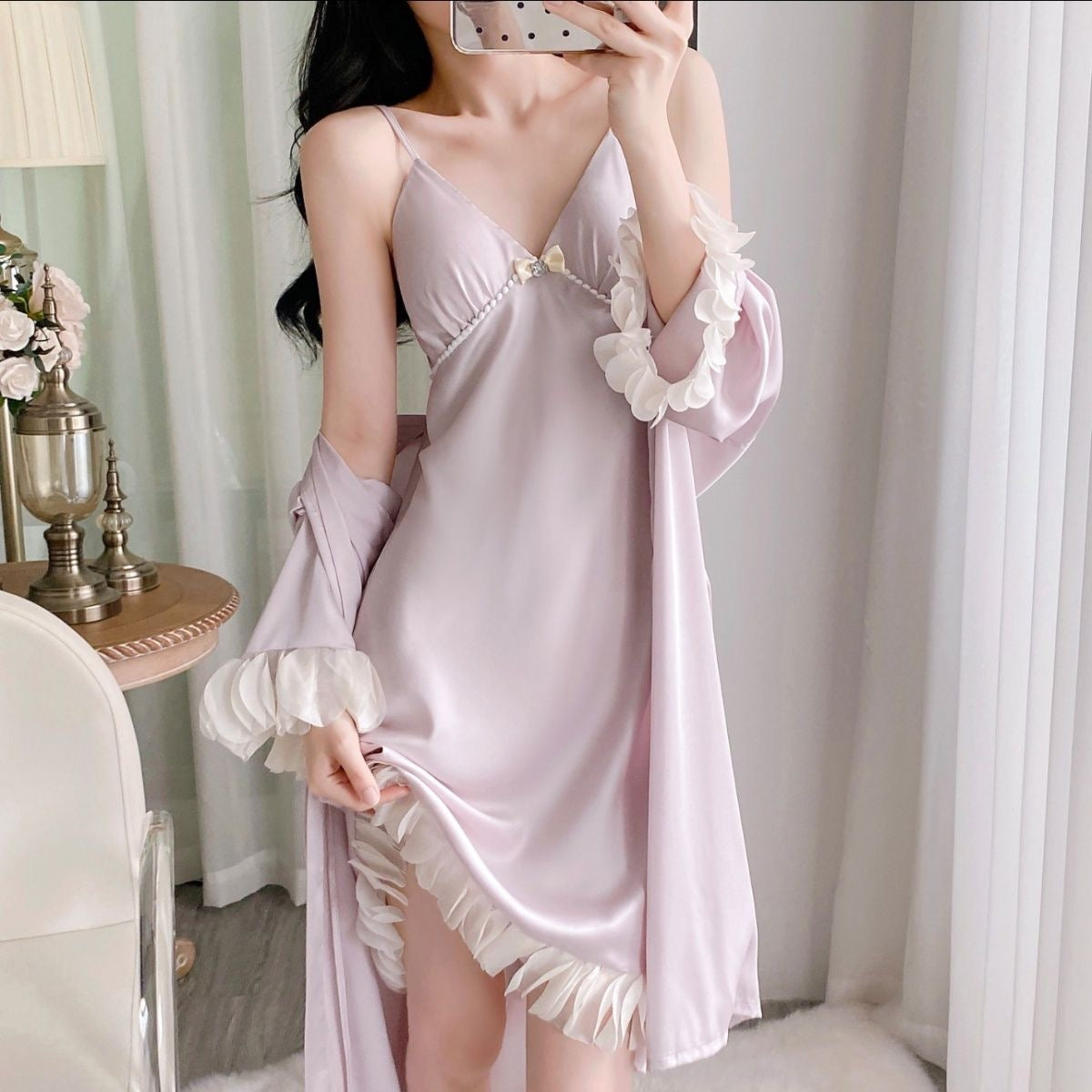 Satin Soft Luxe Skin-Friendly Nightdress