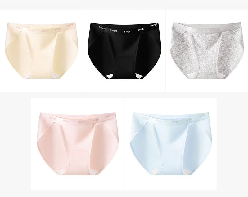 Women’s High-Rise Anti-Chafing Briefs with Antibacterial Gusset