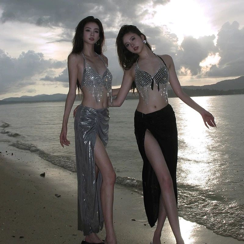 Flow Dress-Inspired Swimwear