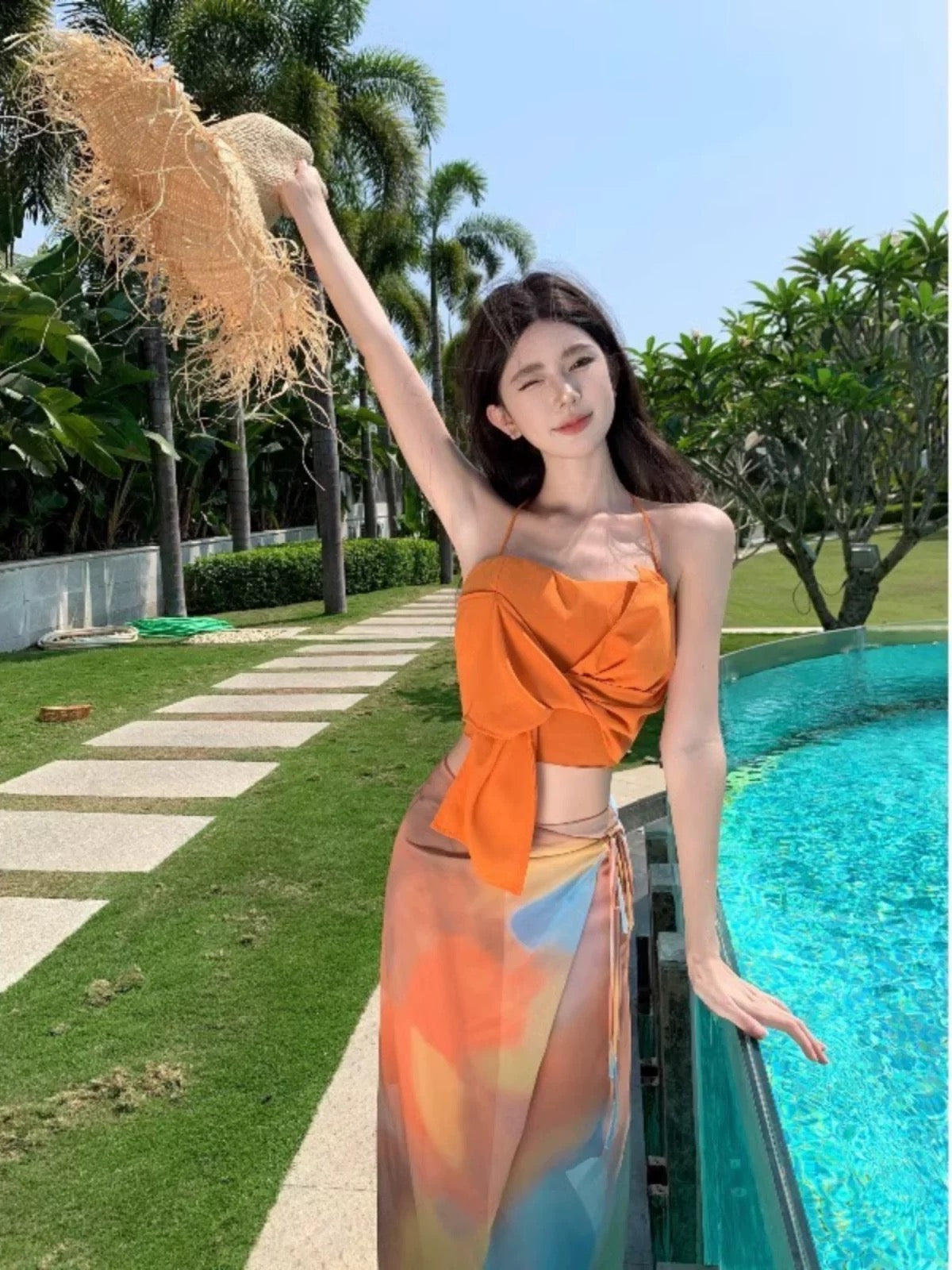 Elegance Maxi Silhouette Swimsuit