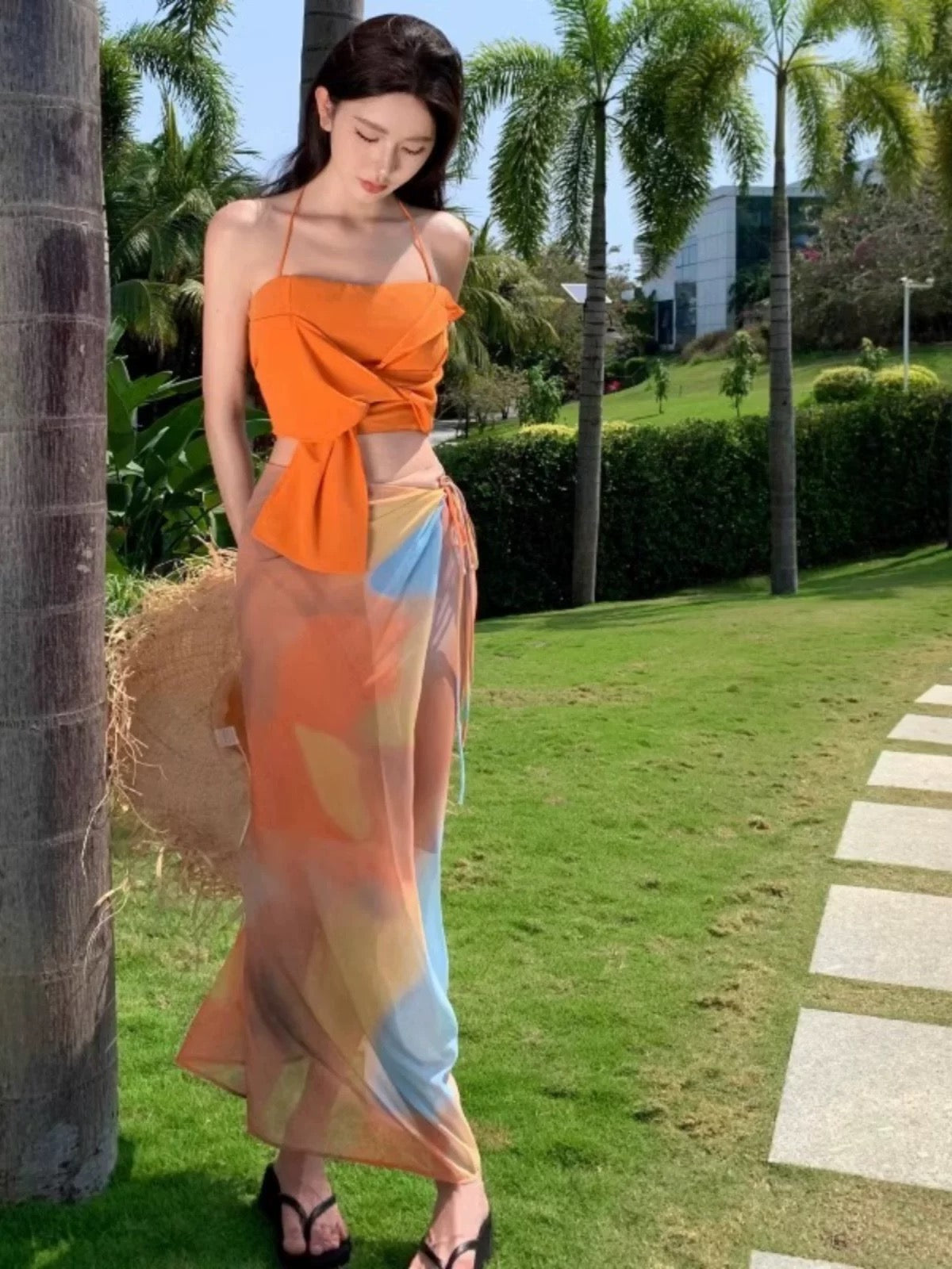 Elegance Maxi Silhouette Swimsuit