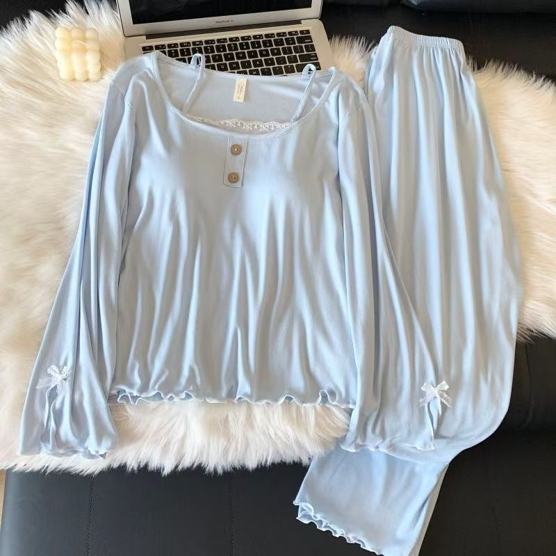 Women’s Modal Cotton Pajama Set | Removable-Pad Sleepwear