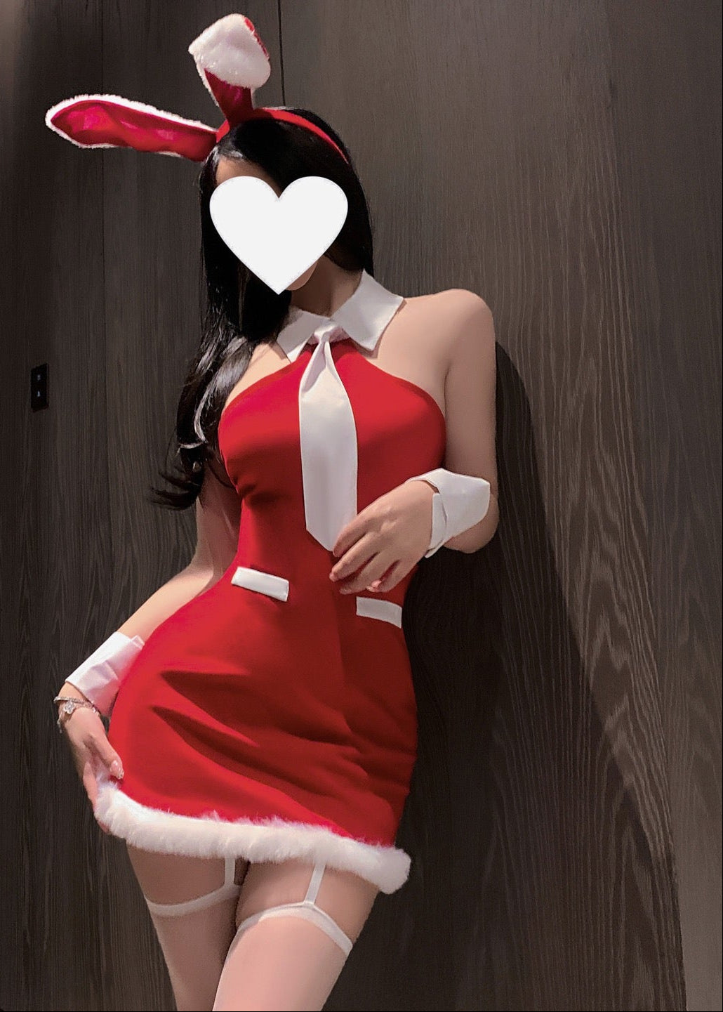 圣诞甜心超短裙