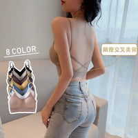 Open Back Cotton Breathable Sport Bra