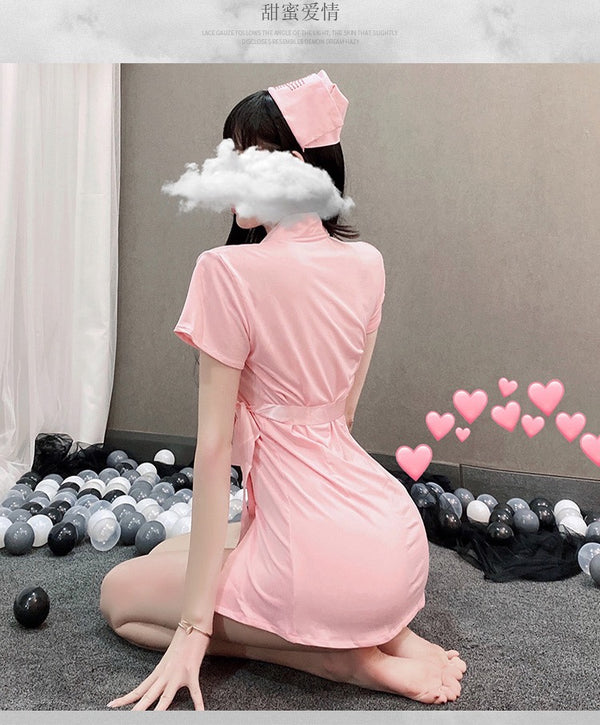 Pink Cutie Tight Nurse Costume
