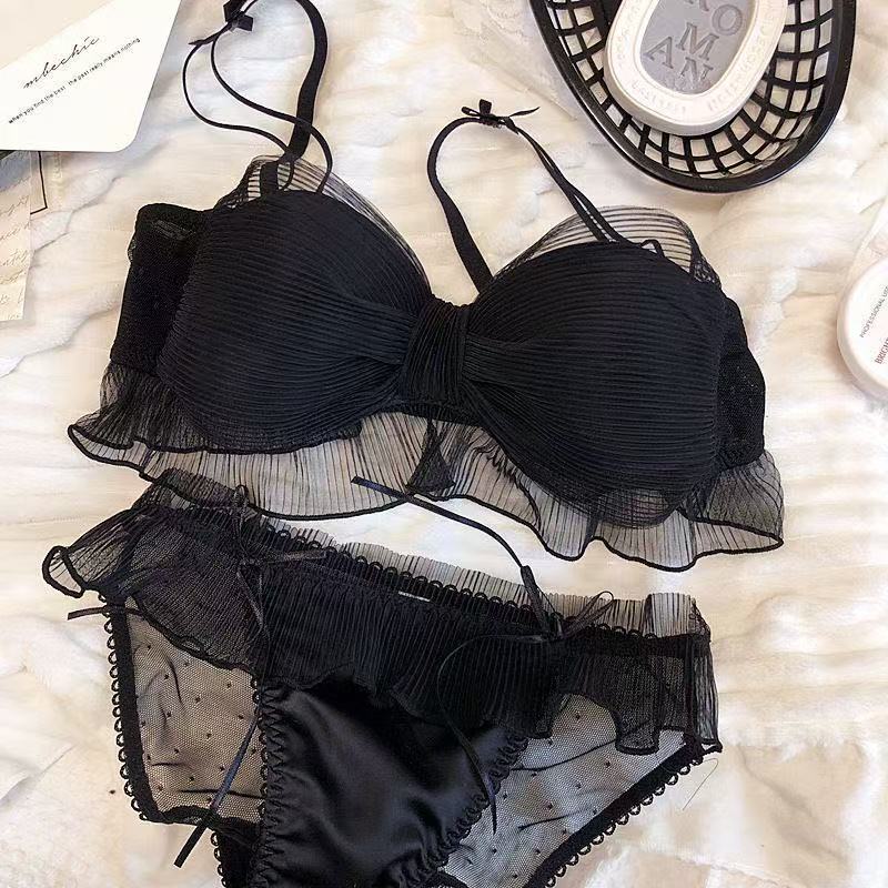Luxe Mesh Push-Up Bra Set