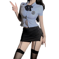 Vice Police Woman Sexy Costume Lingerie