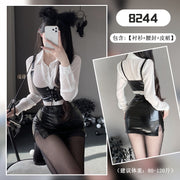 Seductive Secretary Tight Fit Costume Lingerie