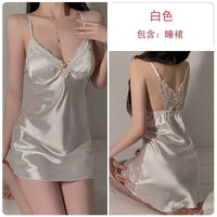 Butterfly Open Back Silky Smooth Camisole Nightdress